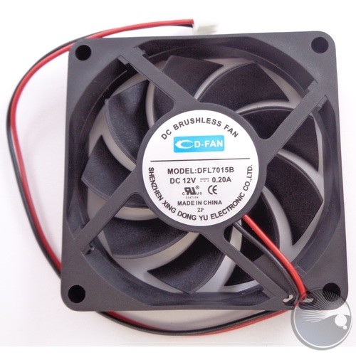 fan 12V?0.20A DFL7015B 2-pin female 2.54 (BOM#29)