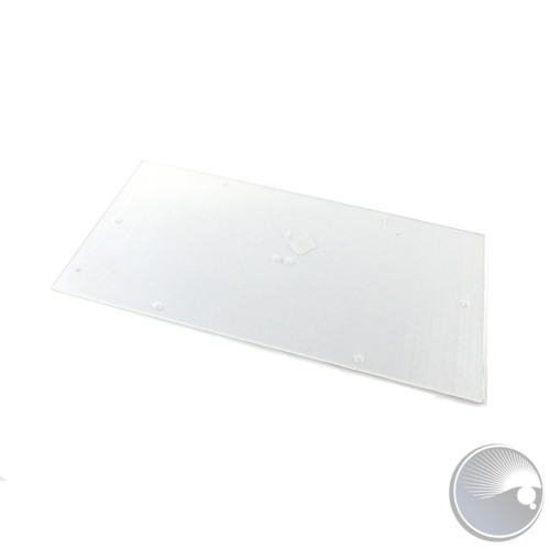 FRONT GLASS Plastic Square 10 inch X 5 inch (LAMP CAP BOM#2)