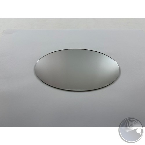 Elliptical aluminized float mirror 118x85x1.1MM (+0.1-0.3) (BOM#4)