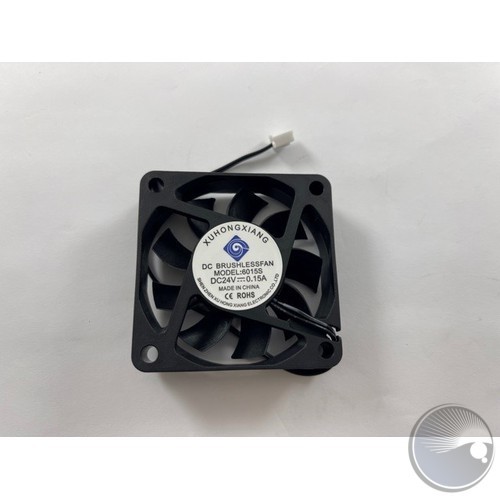 Fan_60x60x15S_DC24V_0.15A (6015S DC24V 0.15A) 3000RPM XH-2P 2468 26 150mm (BOM#30.Head)