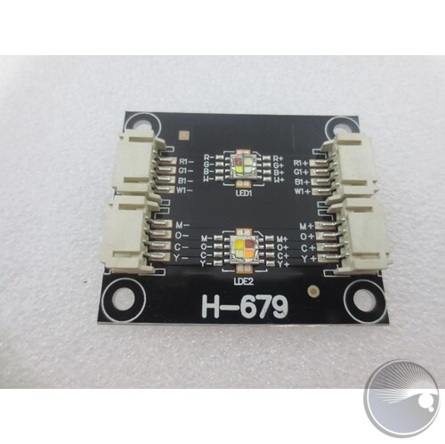 RGBWCMYO LED PCB H-679 48×40×2 (BOM#7)