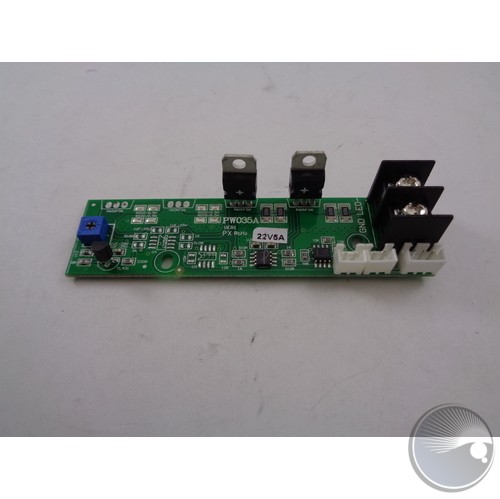 PCB PW035 22V 5A A(BOM#30) Without Steel Bracket