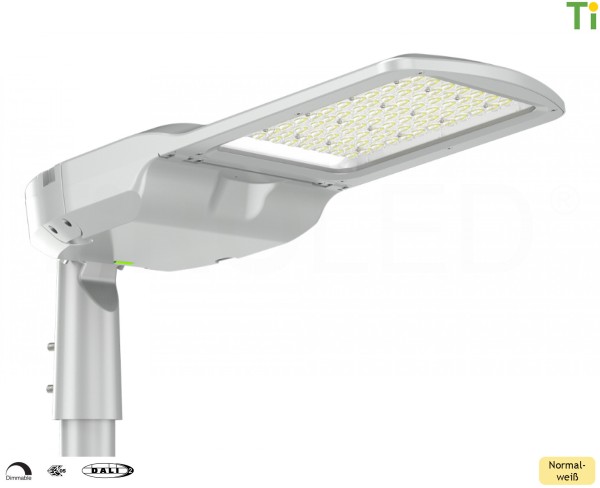 20 Watt LED Straßenleuchte | DALI-2 | normalweiß - 4000 K | 3000 lm | IP66 - Schutzklasse II | ohne