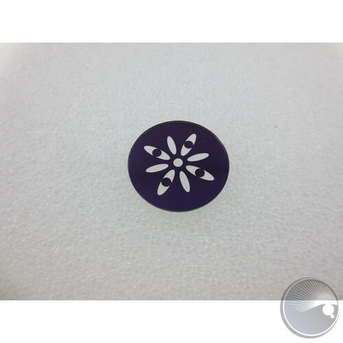 glass gobo φ25.5-20 C153-C01 1.1mm (BOM#245)