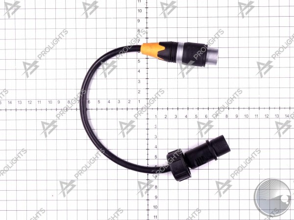 PL ArchWork DMX Adapter XLR5 female / IP Verbinder 3-pol. male