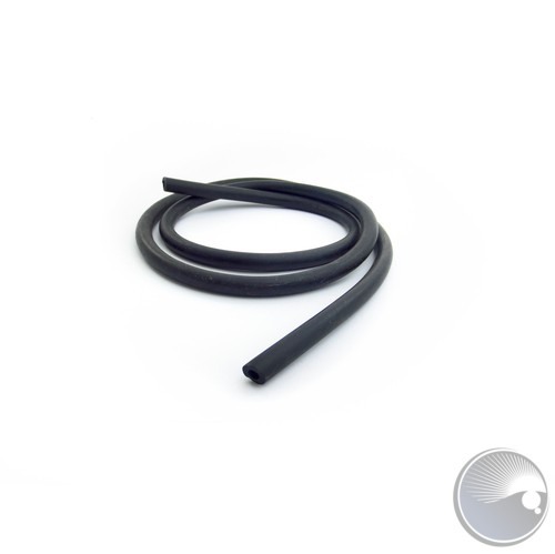 (BLACK) RUBBER TUBING 0.4/meter 8X4 MM (BOM#11)