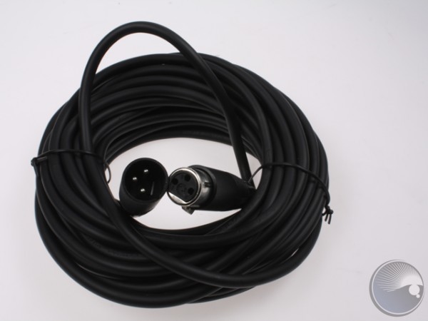 Martin XLR Cable 10m black 3P male-3P