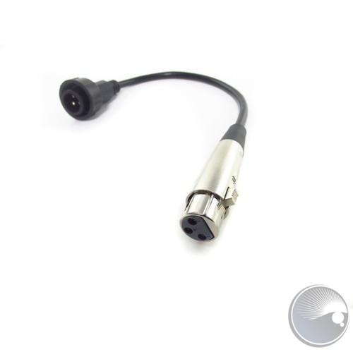 DMX Output Cable (3-pin Male XLR to 3-pin female IP)