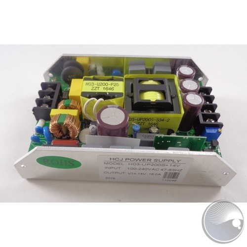 power supply H03UP200S+14V 16.0A (BOM#129)