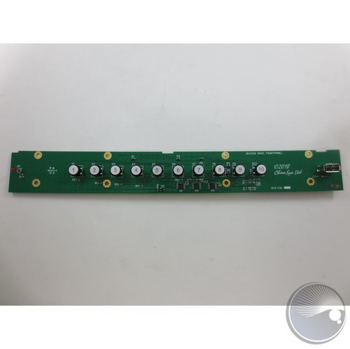 QuickQ Rack10 Button Front Panel PCB Assembly