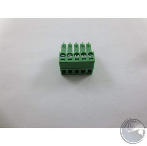 Connector 5 way 3.5mm pluggable terminal block