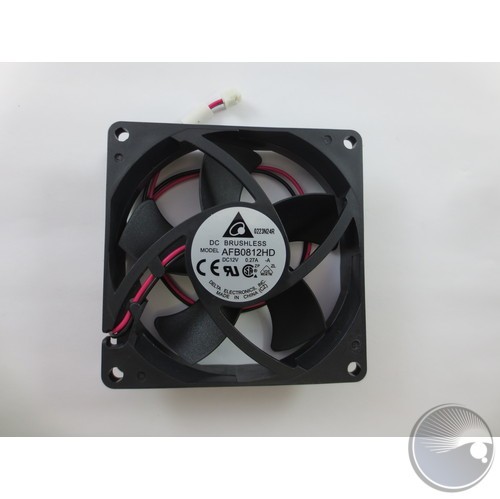 Fan AFB0812HD 12V 0.27A F-SP20.26 2-pin female (BOM#368,369)