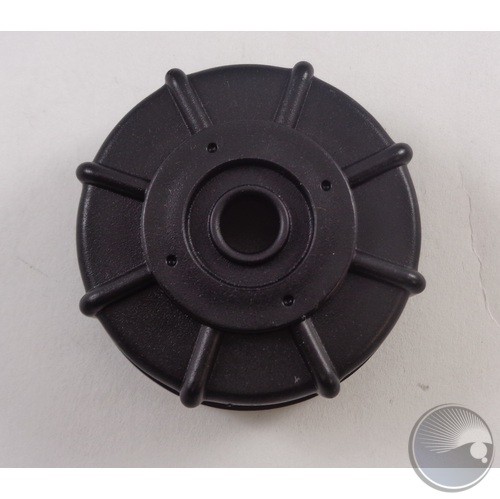 Fluid container cap 57*8.3MM (BOM#4) Small Hole With Center Thin Rim