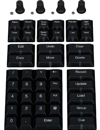 Complete key caps replacement kit für Obsidian NXK