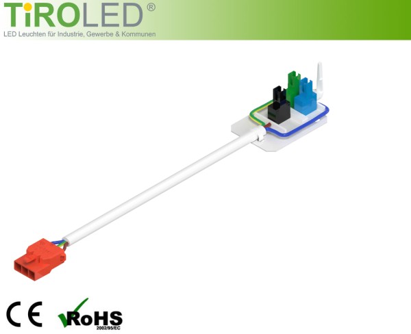 Anschlussadapter | für Zumtobel ZX2 Tragschienen | 3-polig | für "Clickfit" LED-Einsatz