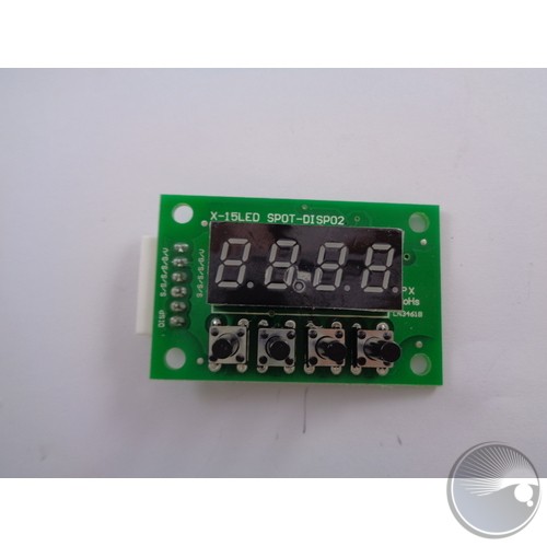 DISPLAY PCB X15LED SPOTDISP02 (BOM#8)